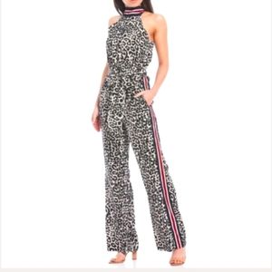 Laundry by Shelli Segal Halter Jumpsuit with POCKETS! NWT
